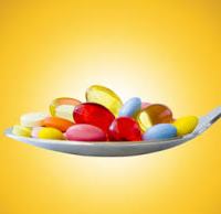 tablets on spoon